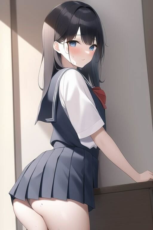 サンプル画像3:「健全な」汗だくJK(歪) [d_255108]