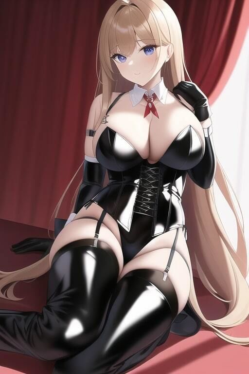 サンプル画像2:「健全な」ぼんてーじ娘(歪) [d_255114]