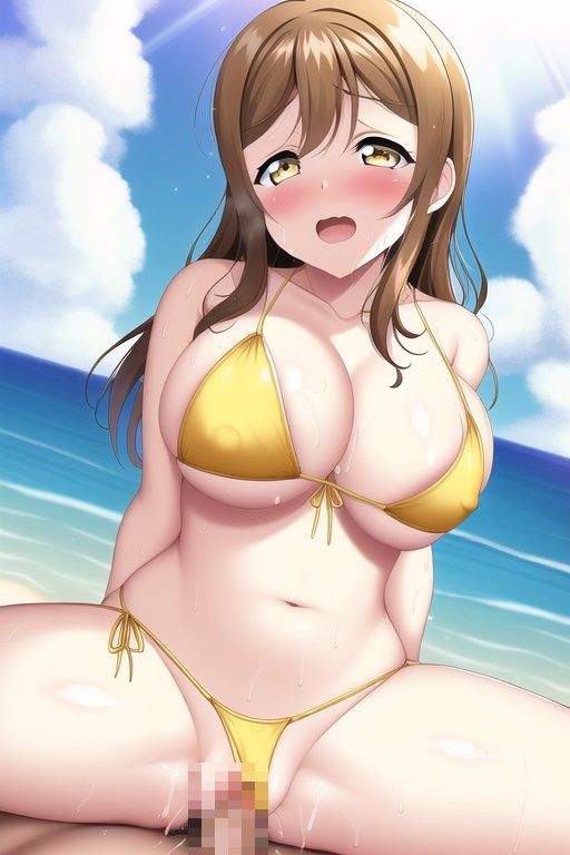 サンプル画像3:ラ○ライブ！サンシャイン！！CG集 国○田花丸（水着） R-18あり(メンダコ) [d_255195]