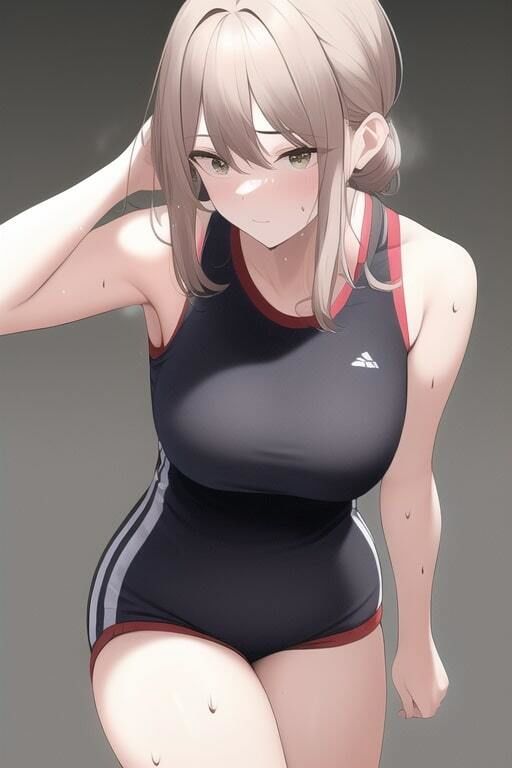 サンプル画像4:「健全な」汗だく体操着JK(歪) [d_255260]