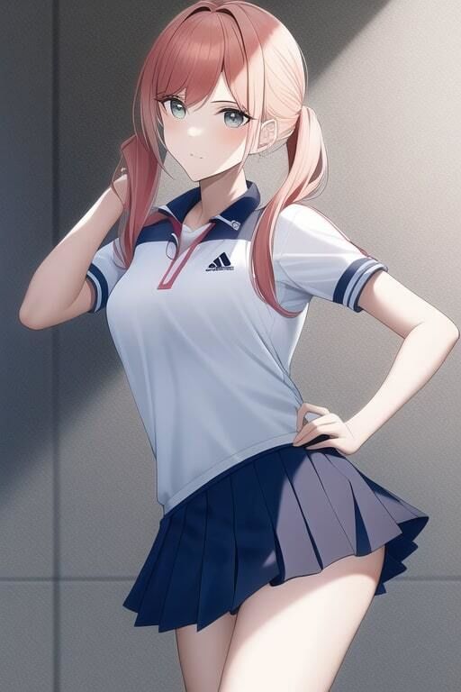 サンプル画像3:「健全な」テニサー少女(歪) [d_255264]