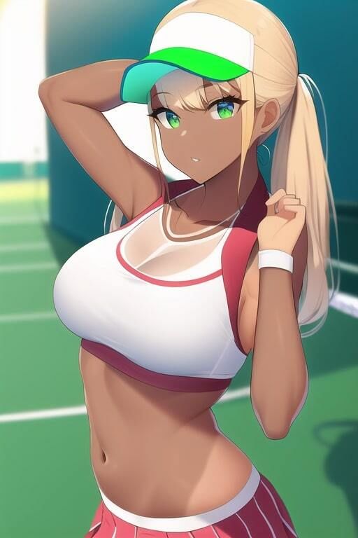 サンプル画像5:「健全な」テニサー少女(歪) [d_255264]