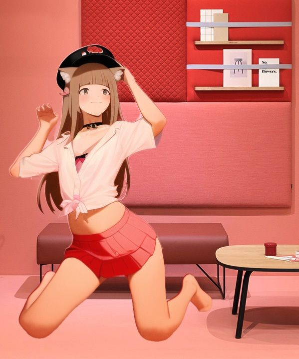 サンプル画像1:Real Nude AI Girl(自宅のカフカ) [d_255342]