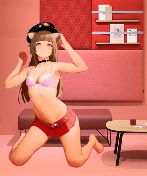 サンプル画像2:Real Nude AI Girl(自宅のカフカ) [d_255342]