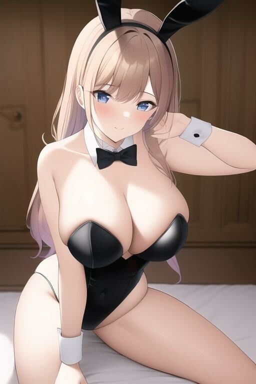 サンプル画像5:「健全な」バニーガール(歪) [d_255432]