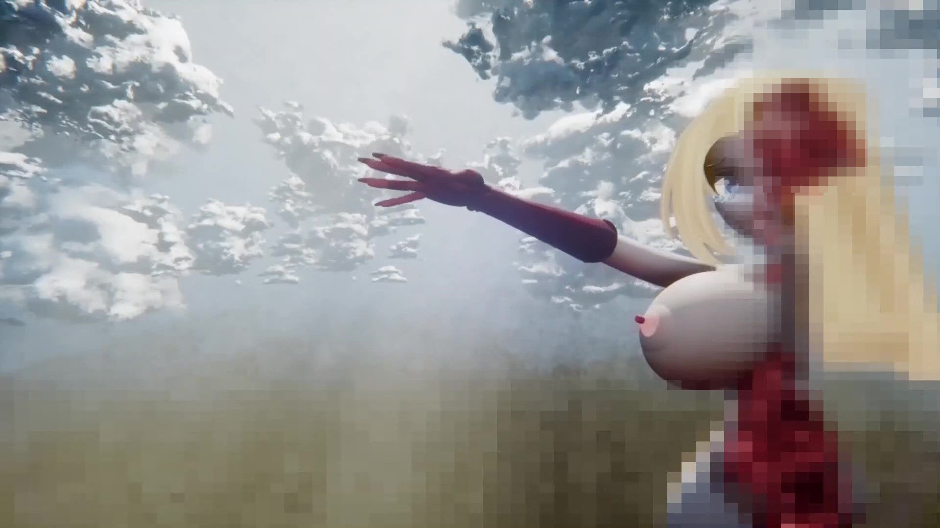 サンプル画像2:真っ二つになって散っていくヒロイン達(太平洋) [d_255520]