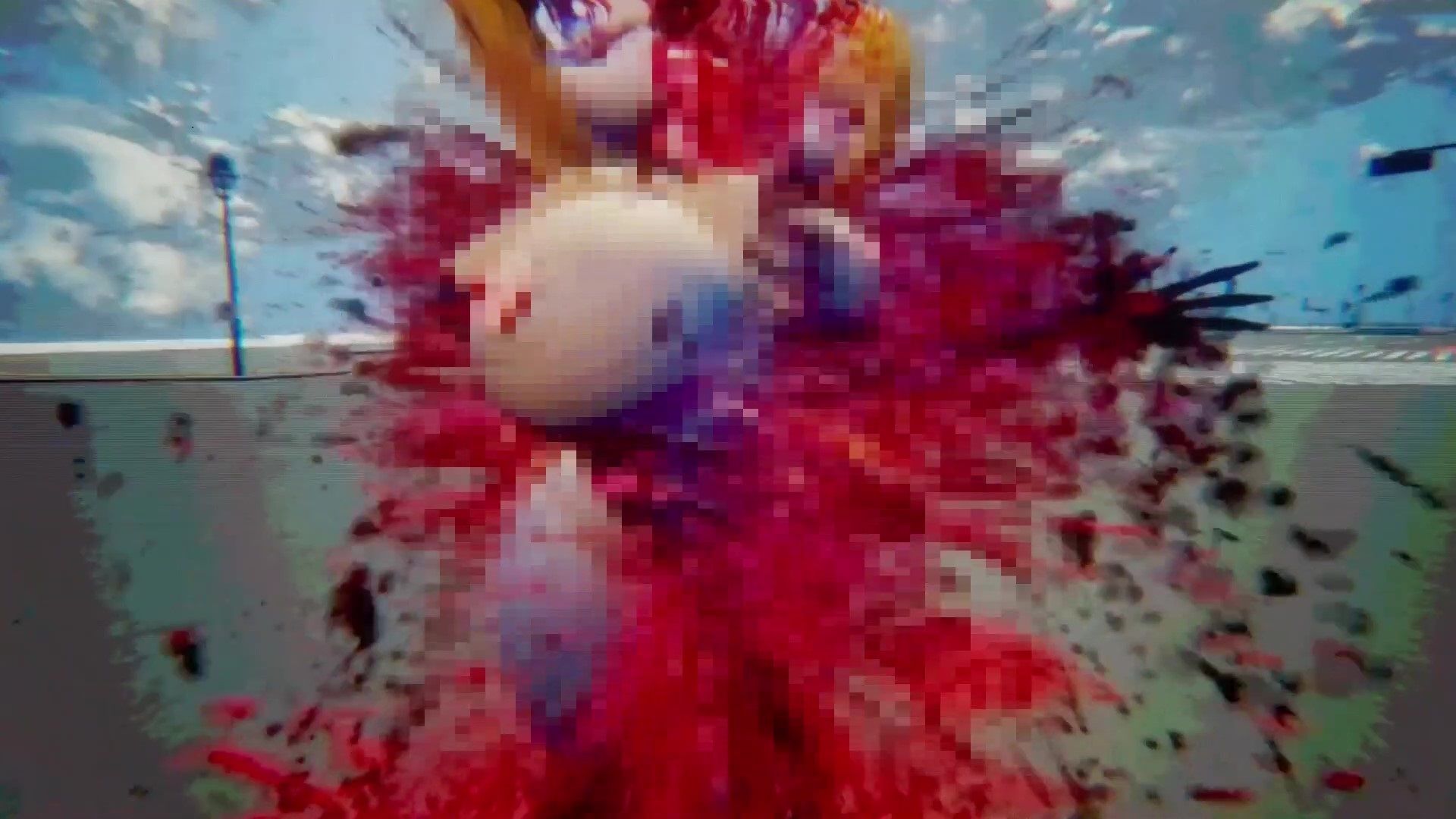 サンプル画像4:真っ二つになって散っていくヒロイン達(太平洋) [d_255520]