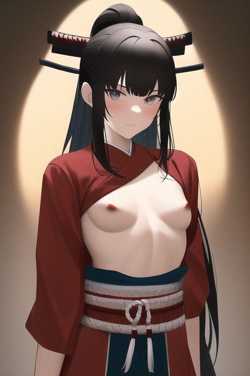 サンプル画像2:パイ見せイラストコレクション vol.1 ファンタジーの女の子【AI使用】(やまの工務店) [d_255592]