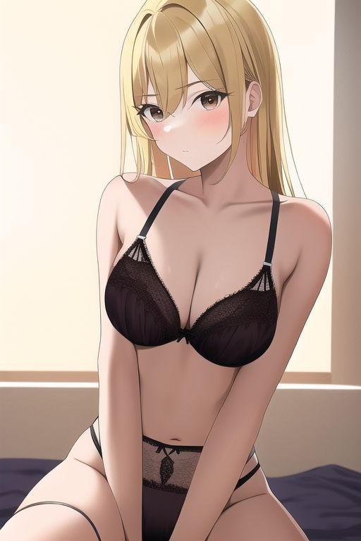 サンプル画像3:金髪美女、セクシーランジェリー詰め合わせ(白雪くるみ) [d_255731]