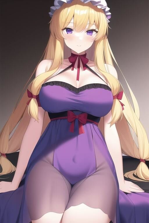 サンプル画像4:「健全な」八雲紫2(歪) [d_256014]