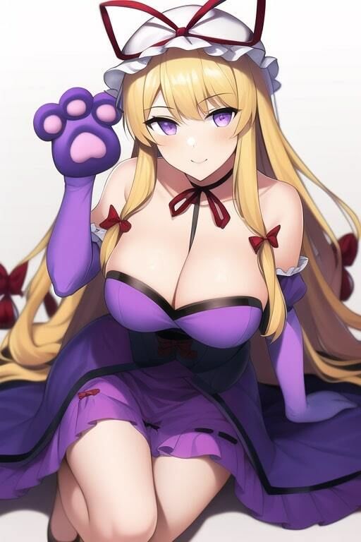 サンプル画像5:「健全な」八雲紫2(歪) [d_256014]