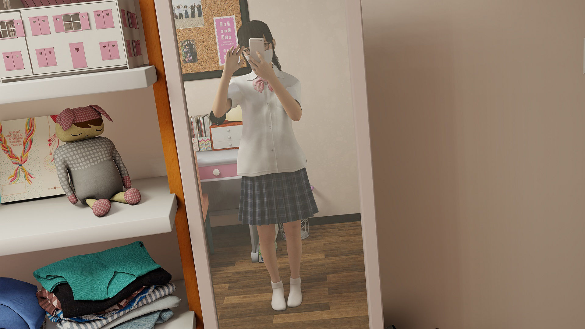 サンプル画像1:裏垢自撮流出「1年2組磯野さな」(namihey7の山川商店 FANZA支店) [d_256087]