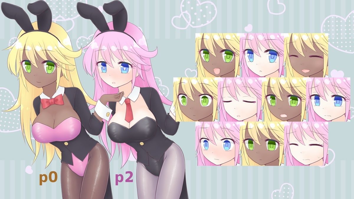 サンプル画像1:喫甘展立ち絵素材集01(喫甘展) [d_256102]