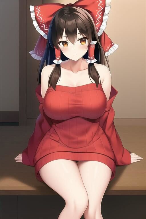 サンプル画像1:「健全な」博麗霊夢2(歪) [d_256182]