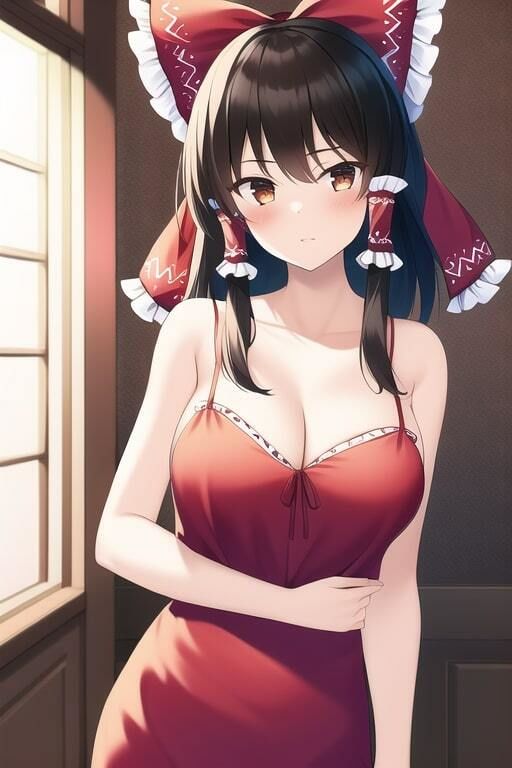 サンプル画像2:「健全な」博麗霊夢2(歪) [d_256182]