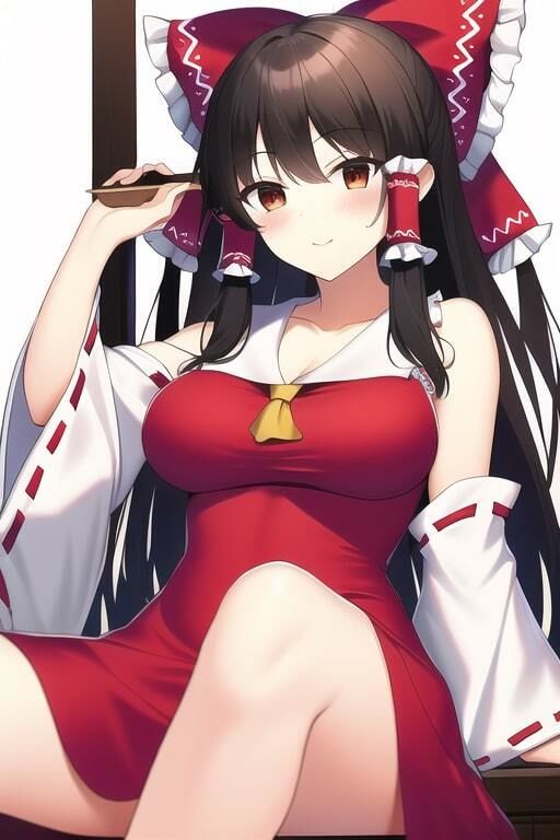 サンプル画像3:「健全な」博麗霊夢2(歪) [d_256182]