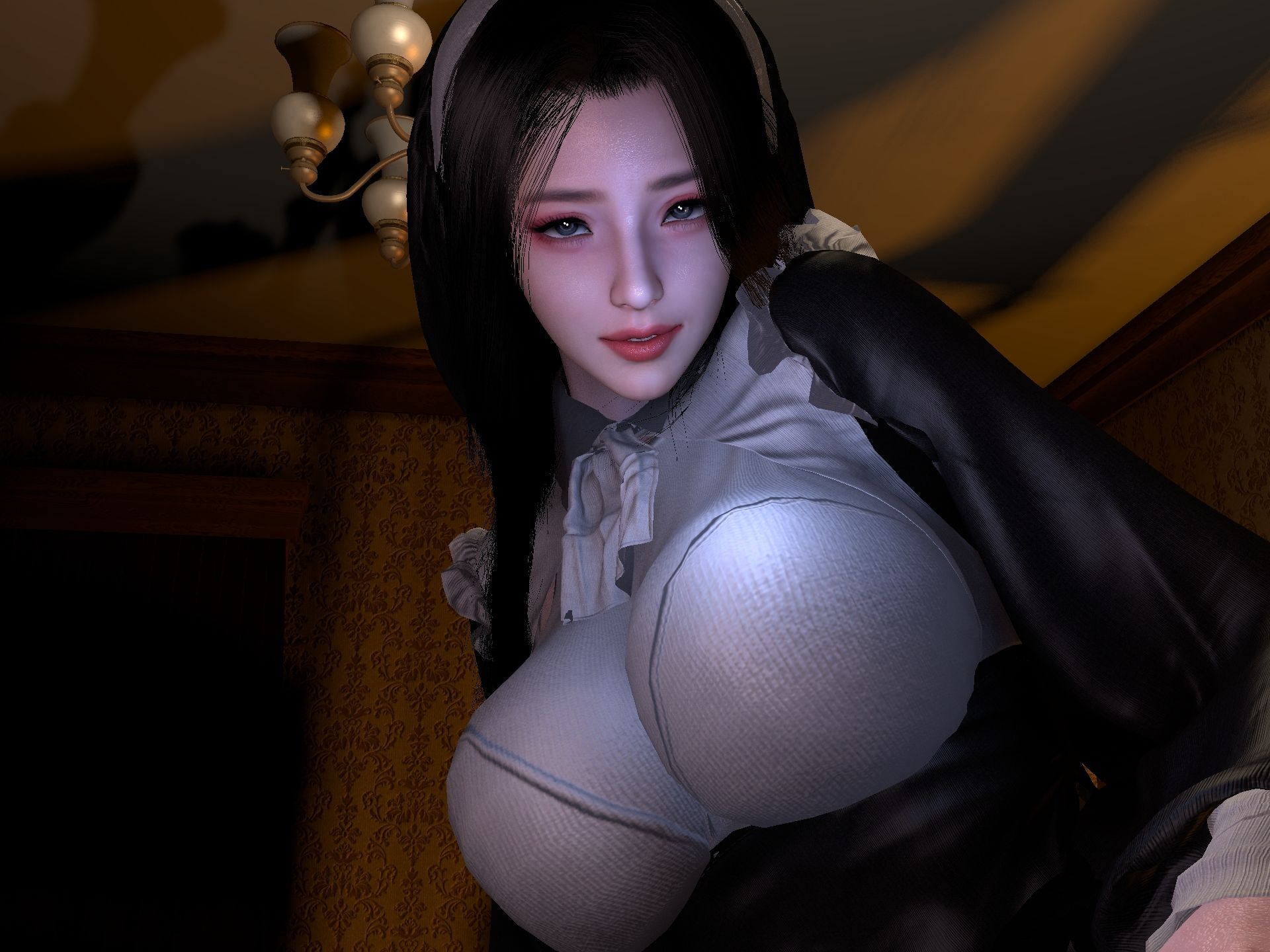 サンプル画像1:シスターに教会の小部屋へ連れ込まれて…… （VR）(Celestial) [d_256285]