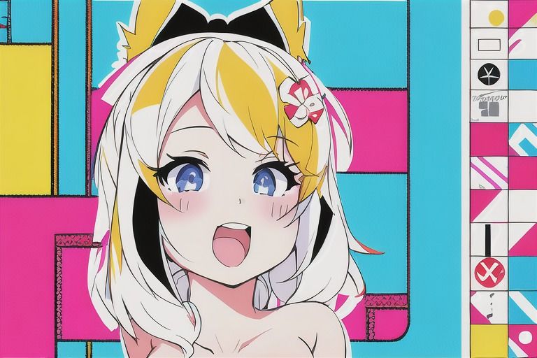 サンプル画像3:キュートな女の子のポップアート！【200枚以上】(のび家) [d_256332]