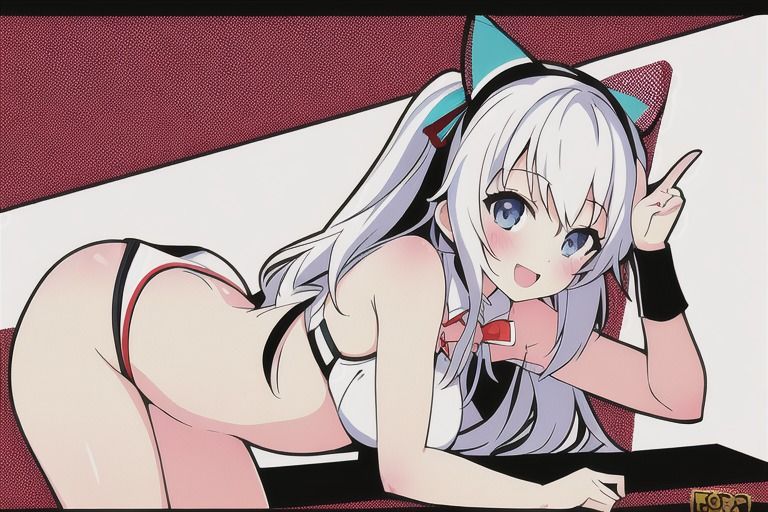 サンプル画像6:キュートな女の子のポップアート！【200枚以上】(のび家) [d_256332]