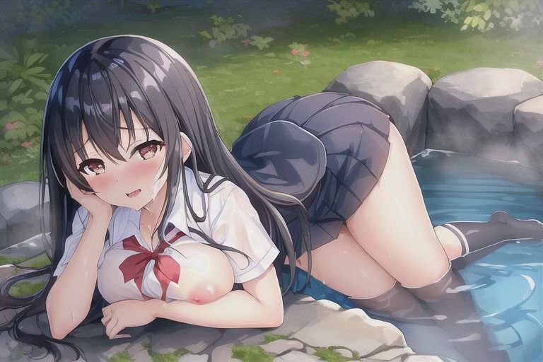 サンプル画像5:【100枚以上】温泉×女子校生 妄想が拡がる夢の画像集(のび家) [d_256335]