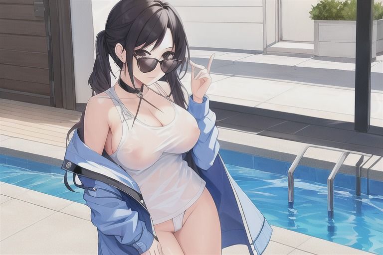 サンプル画像1:クールな彼女と街中デート【厳選:50枚以上】(のび家) [d_256483]