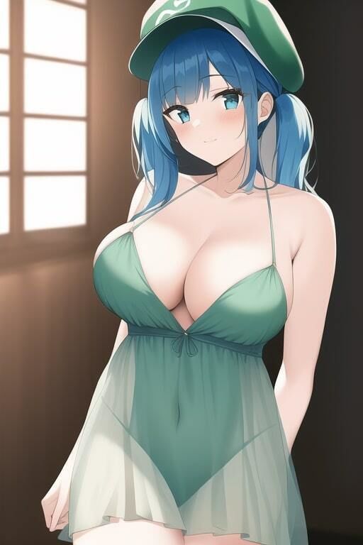 サンプル画像1:「健全な」河城にとり2(歪) [d_256627]