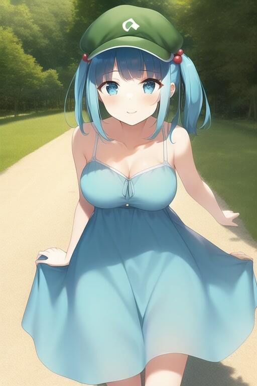 サンプル画像2:「健全な」河城にとり2(歪) [d_256627]