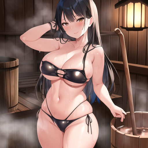 サンプル画像3:むちむちお姉さんとサウナ！！！(からくりや) [d_256688]