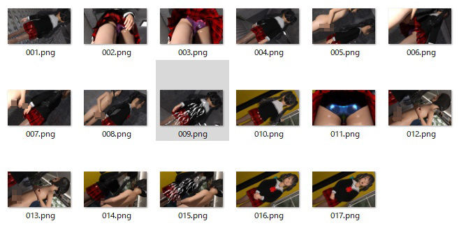 サンプル画像4:クラスメイトのパンツを覗いてぶっかける男(S級ロリっ娘クラブ) [d_256783]