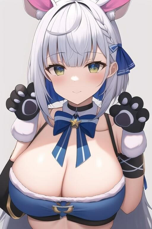 サンプル画像2:「健全な」白銀ノエル2(歪) [d_256793]