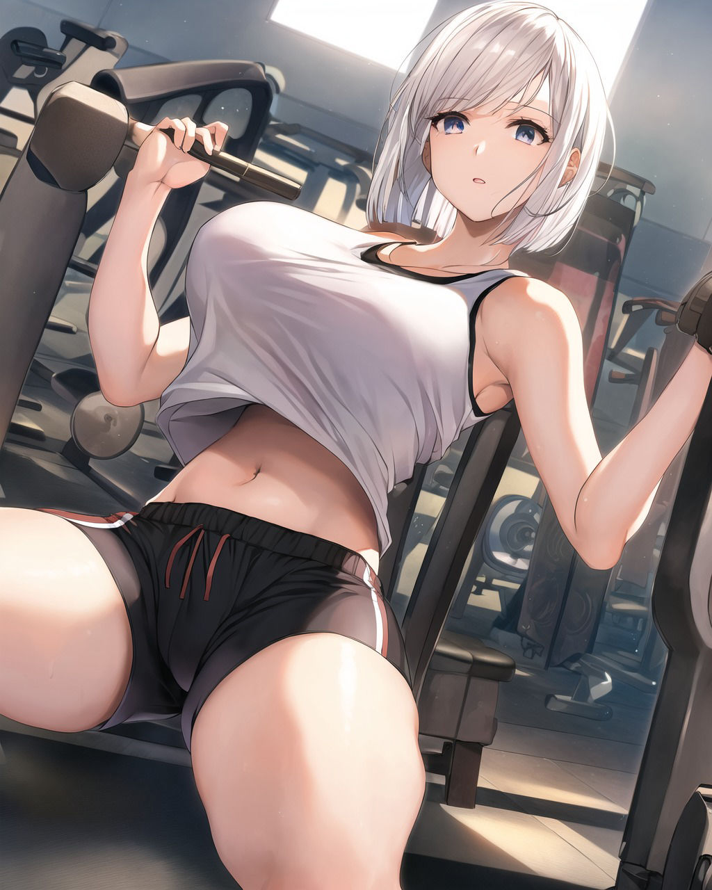 サンプル画像6:欲求不満な巨乳人妻たちと中出しセックスできるスポーツジム（1）(Celestia) [d_256848]