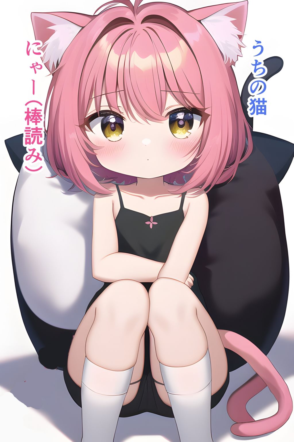 サンプル画像1:うちの猫にはかなわない(泳ぐ犬) [d_256863]