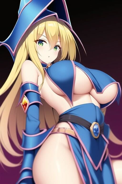 サンプル画像1:「健全な」ブラックマジシャンガール2(歪) [d_256948]