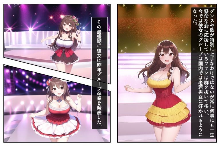 サンプル画像1:女性用風俗にハマった元グループアイドル タレント〇〇(くじらすぺーす) [d_257227]