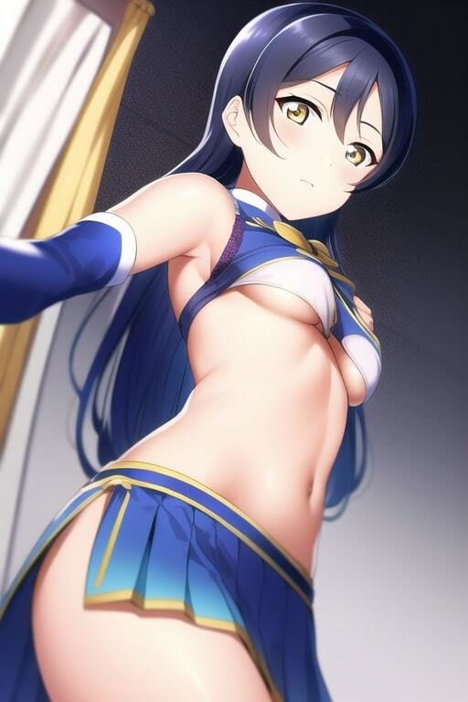 サンプル画像5:「健全な」園田海未2(歪) [d_257272]