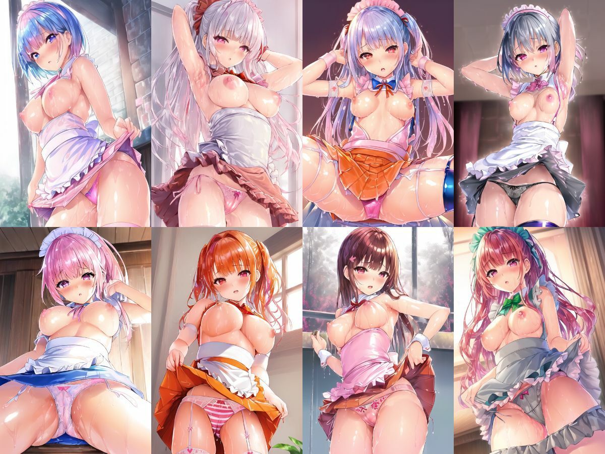 サンプル画像3:ただいま発情中！（着物/チャイナドレス/ウェイトレス）(X) [d_257284]