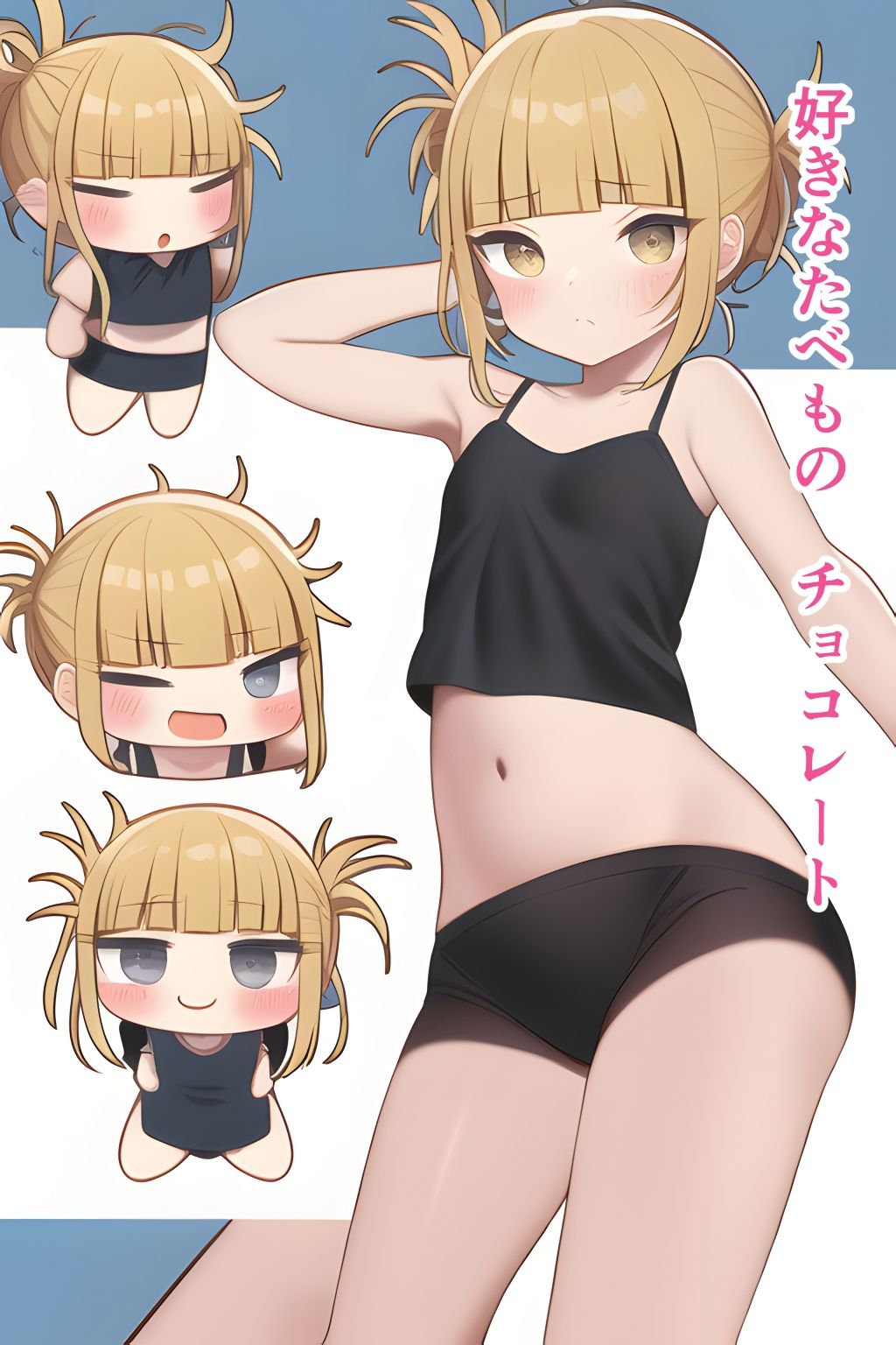 サンプル画像1:マキちゃんはティーン向けモデル！(泳ぐ犬) [d_257394]