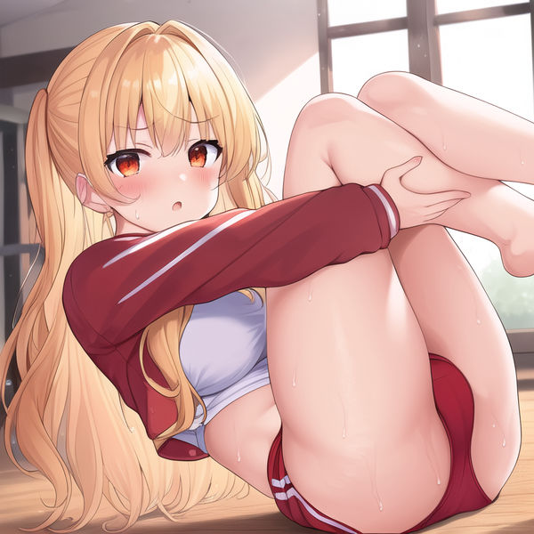 サンプル画像3:金髪お嬢様の嫌々ブルマ初体験(からくりや) [d_257554]