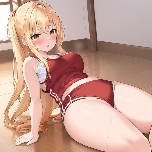 サンプル画像5:金髪お嬢様の嫌々ブルマ初体験(からくりや) [d_257554]