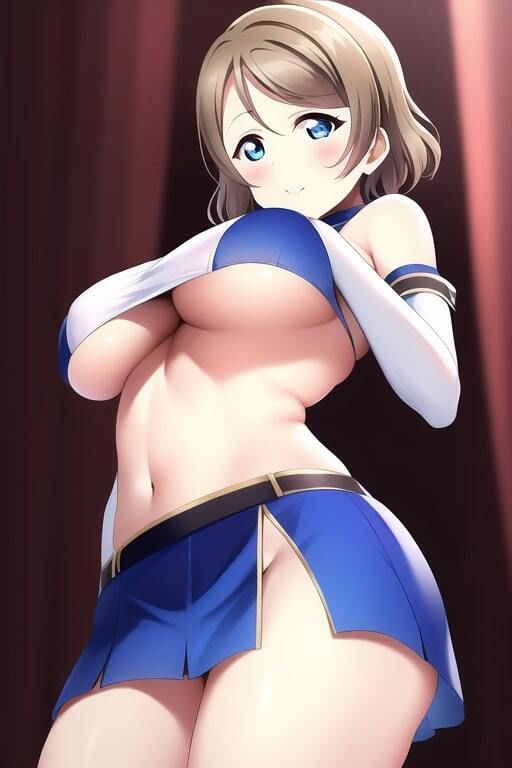 サンプル画像5:「健全な」渡辺曜2(歪) [d_257607]