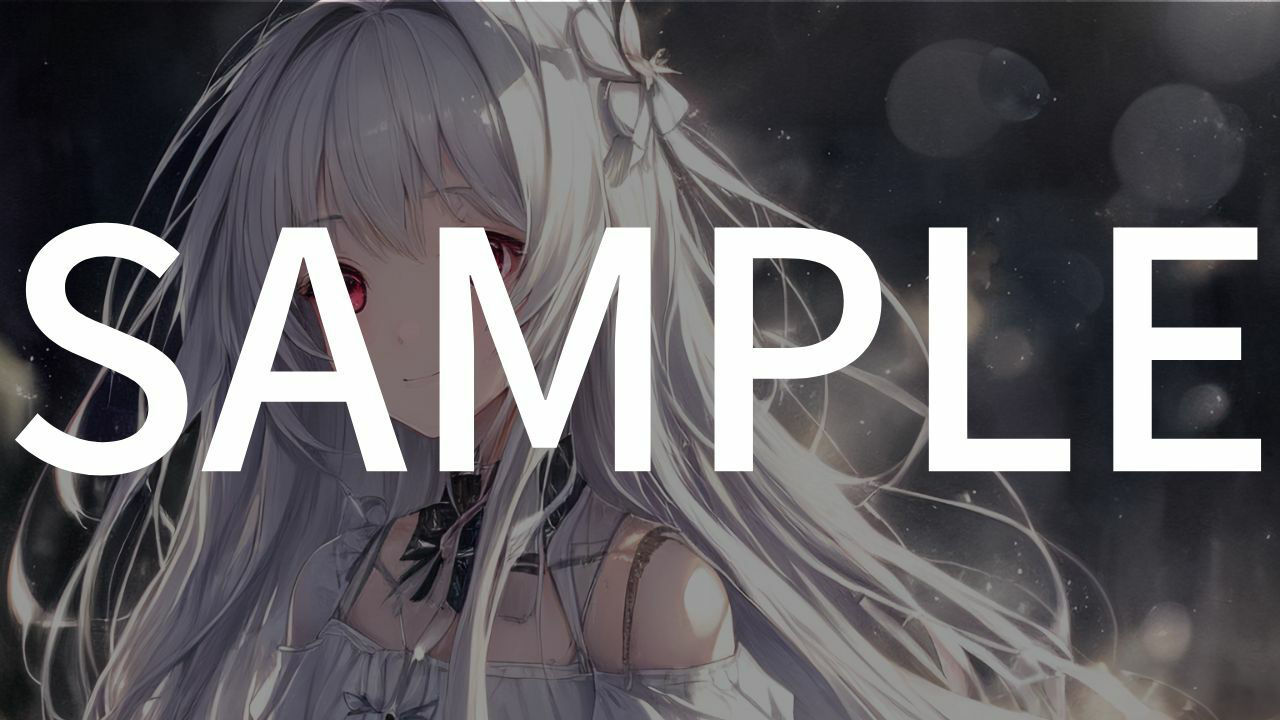 サンプル画像1:白髪の女の子(tonostyle_ai) [d_257752]