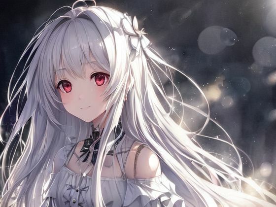 白髪の女の子