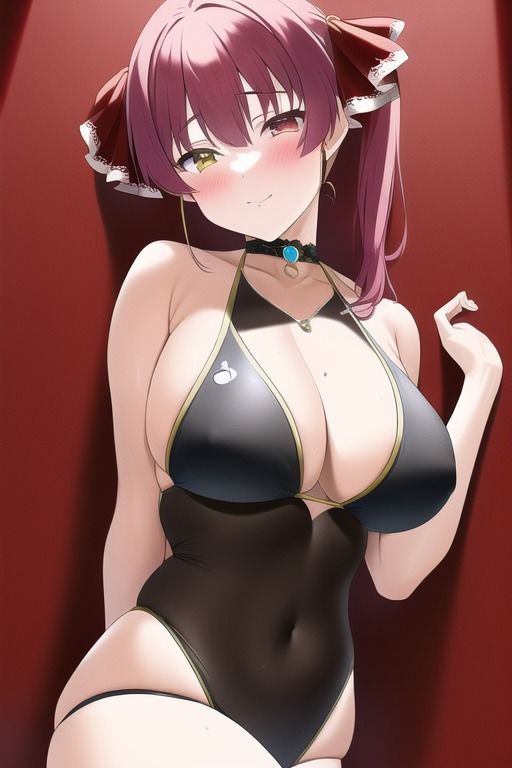 サンプル画像3:ホロライブ 宝鐘マ◯ンが危ない水着姿で誘ってくる画像50枚(カナリヤ工房) [d_258078]