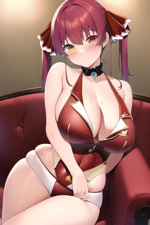 サンプル画像5:ホロライブ 宝鐘マ◯ンが危ない水着姿で誘ってくる画像50枚(カナリヤ工房) [d_258078]