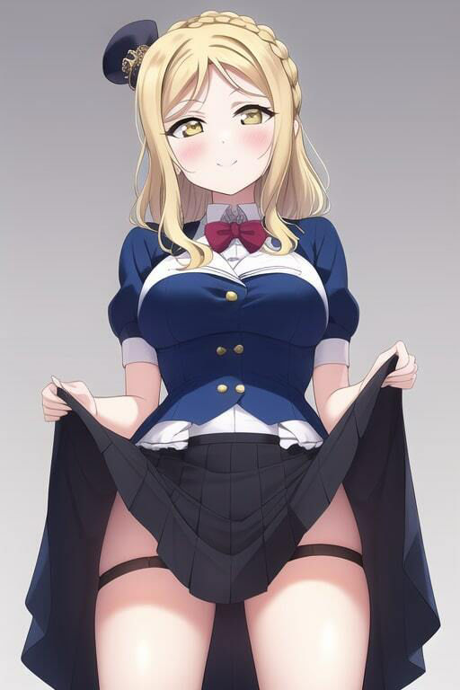 サンプル画像4:「健全な」小原鞠莉(歪) [d_258093]