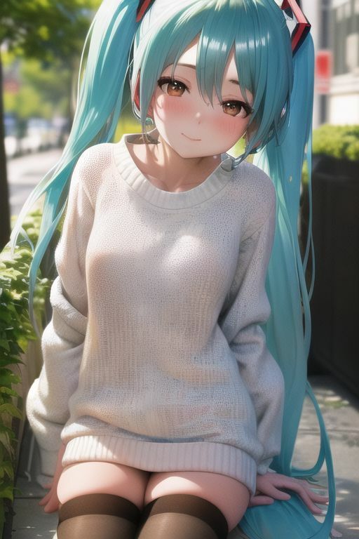 サンプル画像2:初音ミク極選CG集(たちばなあい) [d_258175]