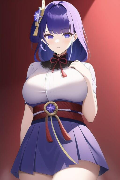 サンプル画像1:「健全な」雷電将軍2(歪) [d_258219]