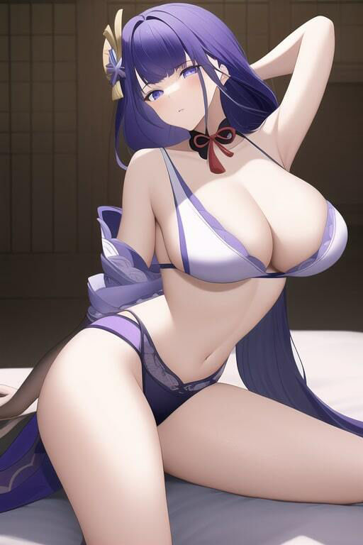 サンプル画像3:「健全な」雷電将軍2(歪) [d_258219]