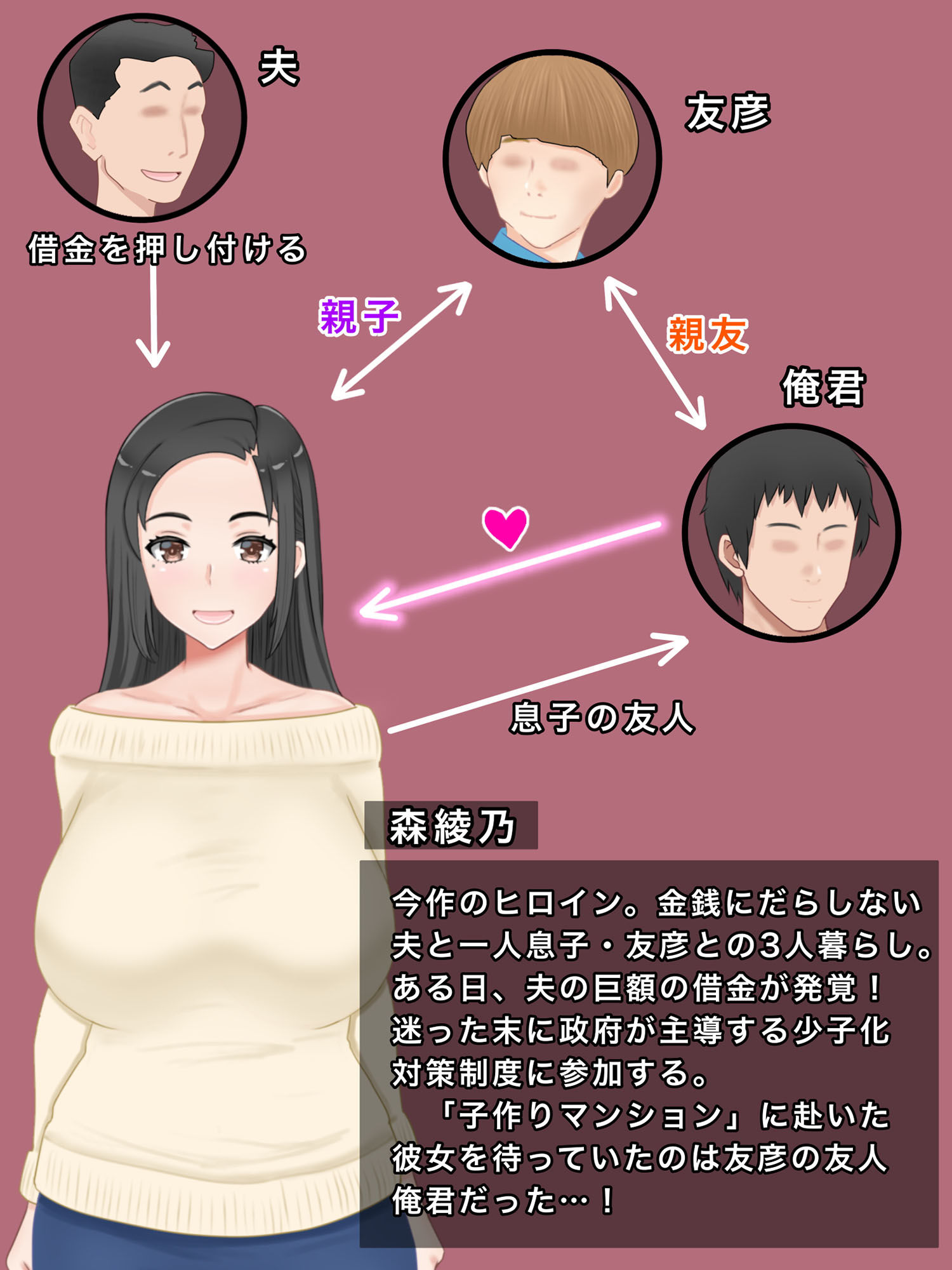 サンプル画像1:私、息子の友人と子作りすることになりました(西門家) [d_258245]