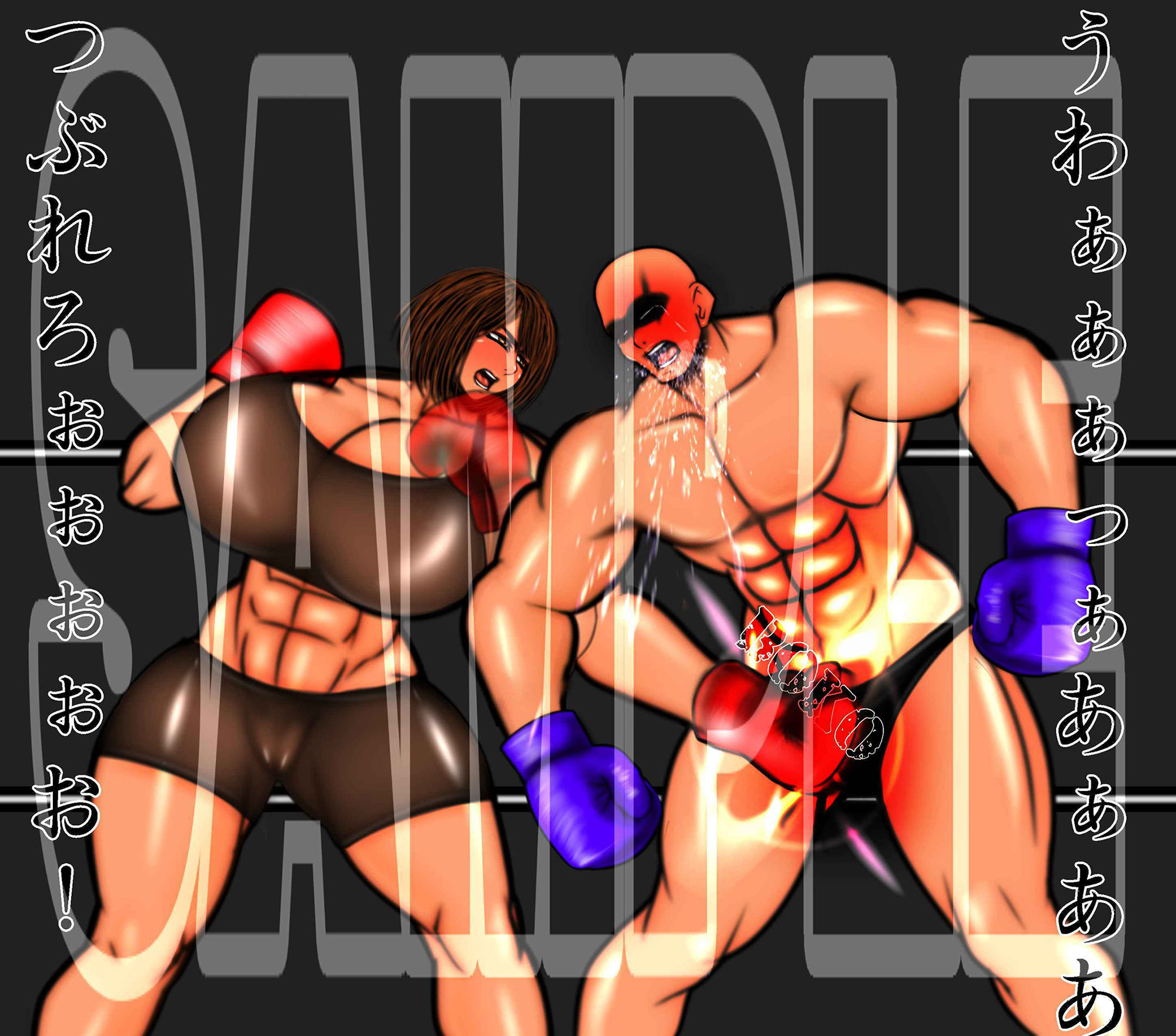 サンプル画像5:ミックスファイトボクシング(mutyu) [d_258270]